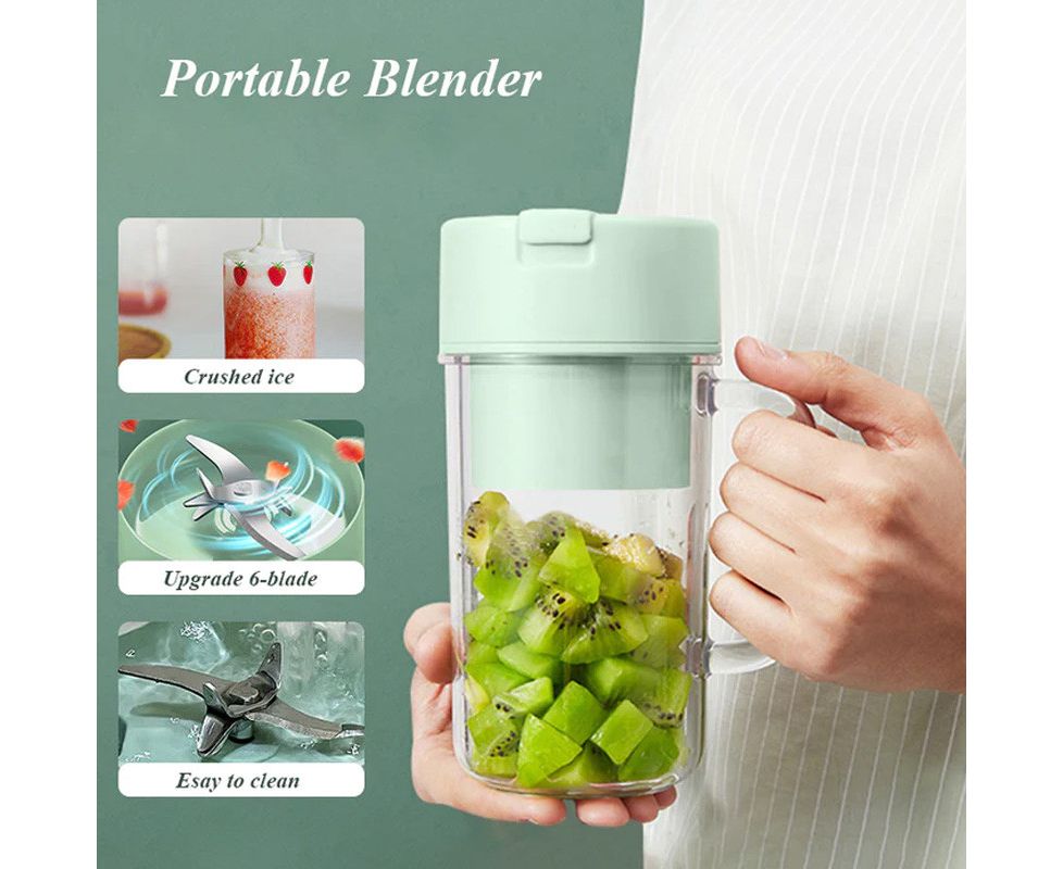 VASO LICUADORA PORTÁTIL VERDE