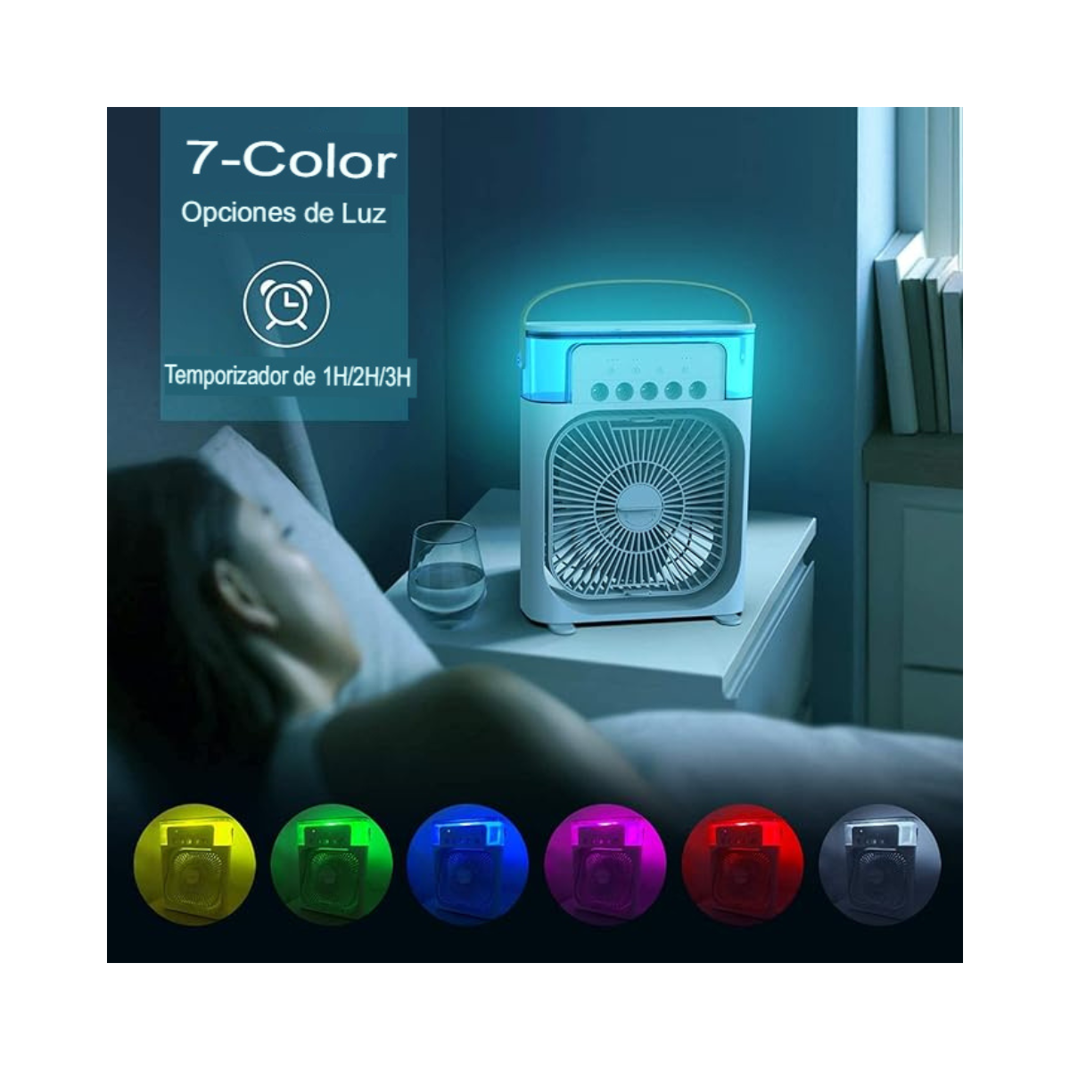 VENTILADOR HUMIDIFICADOR 2 EN 1