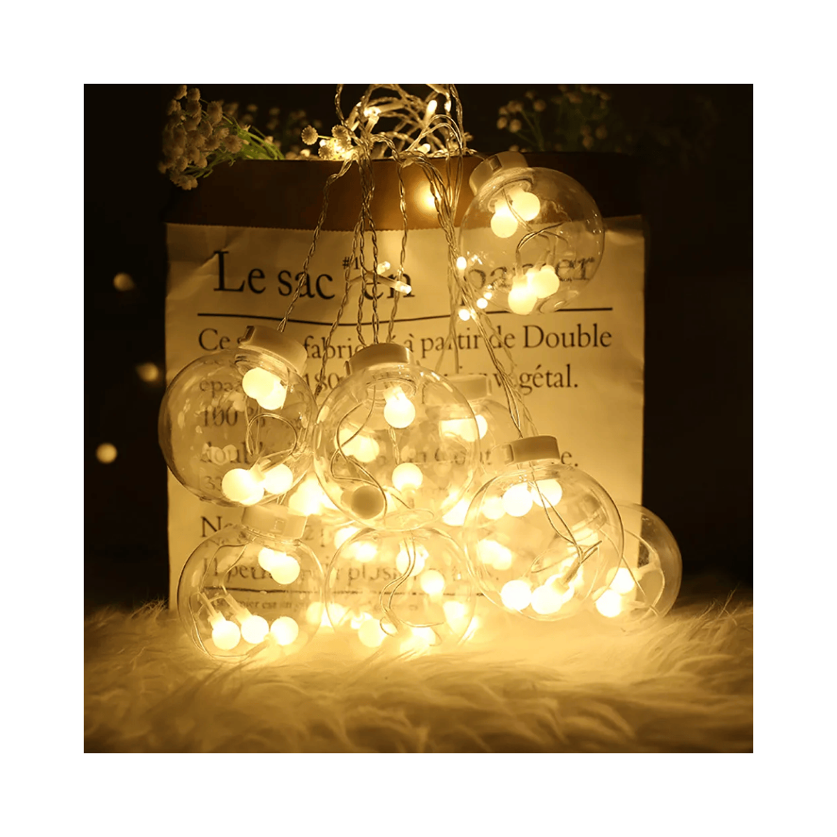 ESFERAS DE LUCES LED PARA SAN VALENTÍN